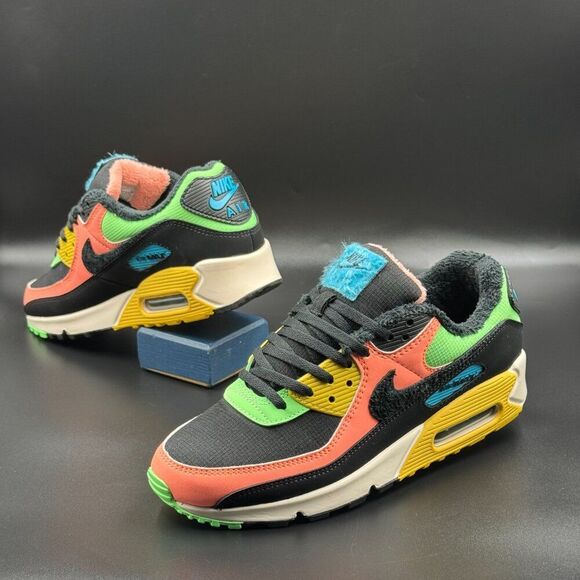 Wmns Nike Air Max 90 Atomic Pink Solar Flare - Picture 6 of 10